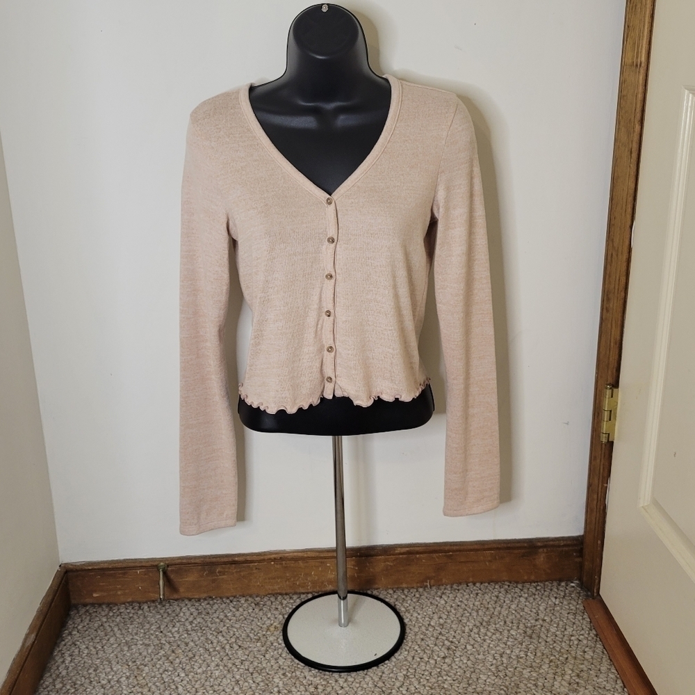 American Eagle Women's Button Up Long Sleeve Top -Size (XS)- Excellent Condition